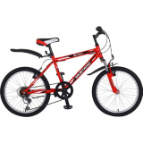 Mustang 283844 Велосипед подростковый mtb 20" 6 скоростей / цвет красный