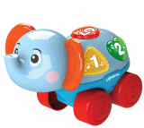 Азбукварик Музыкальная каталка "Слонёнок"