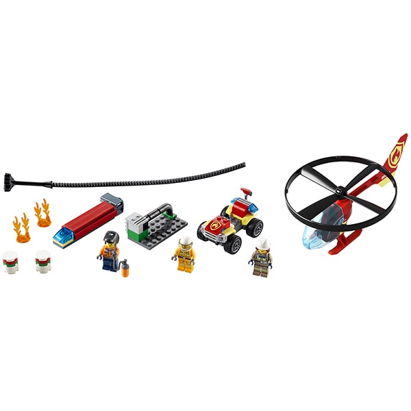 Lego Конструктор Город Пожарный спасательный вертолёт