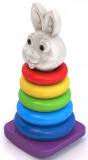 Нордпласт Пирамидка-качалка Кролик / разноцветная