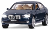 Автопанорама Металлическая лицензионная машинка BMW 760LI / цвет синий