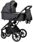 Коляска Peppy Tecla 2в1 Shadow Antrazit Chrome Edition  (графит)