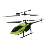Mioshi Tech Вертолёт и/к IR-225 3,5 канала, 25 см, с подсветкой, аккумуляторный, на батарейках, USB, запасные детали / цвет зеленый
