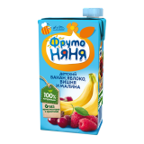 ФрутоНяня Нектар из банана, яблока, вишни и малины 500мл