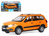 Автопанорама Машинка металлическая Lada Granta Cross / цвет оранжевый
