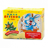 Туалетное мыло 4х100г детское череда