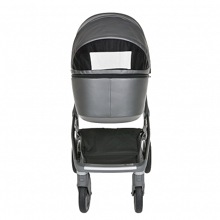 ROAN Коляска 2 в1 Bass Next Кожа, рама серая / цвет Graphite Pearl