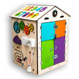 BusyPlay Бизидом Большой Домик 40х55х40см