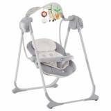 Chicco Качельки детские  Polly Swing Up / цвет Silver
