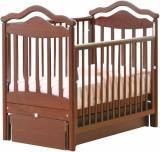 Гандылян Кровать детская  "Анжелика" маятник универсальный / цвет махагон