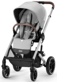 Cybex Прогулочная коляска Balios S Lux SLV / цвет Lava Grey (светло-серый)