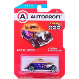 (м.) Машинка коллекционная 1:64, Серия HOT ROD, ROD-001, фиолетовый, 1/64/128