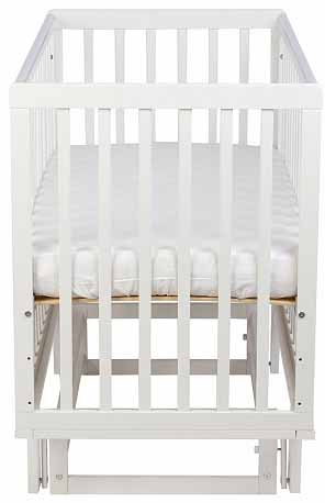 Polini kids Кроватка Simple 340 с маятником / цвет белый