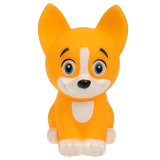  Игрушка для ванны корги 10 см, в сетке, КАПИТОШКА в кор.2*240шт
