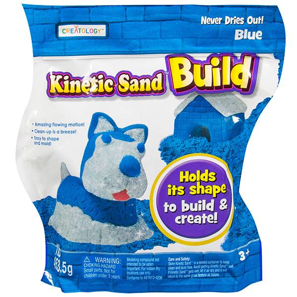 Песок для лепки Kinetic Sand серия Build / 2 цвета в ассортименте