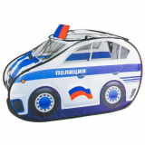 Yako Палатка детская игровая Полиция в сумке / цвет белый и синий