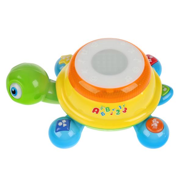 УМка Обучающая Черепашка-каталка, 45 стихов М. Дружининой, учим алфавит/цифры/формы