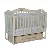 Кровать детская Каролина 55 а/с, универсальный маятник / цвет слоновая кость