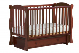 Кровать маятник универсальный Кубаночка-6 БИ 42 / орех темный 35