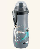 NUK First Choice Sport Поильник 450 мл спортивный с насадкой для питья "тяни-толкай", с 36 месяцев
