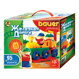 Конструктор Bauer серии Железная дорога 95 эл. (в коробке)