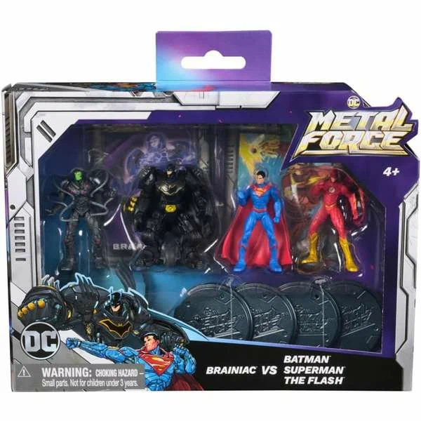 Бэтмен. Игровой набор 4 фигурки Metal Force. Batman