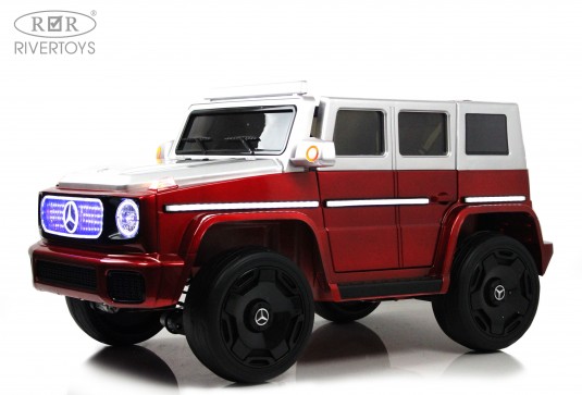 RiverToys Детский электромобиль Mercedes-Benz EQG (E222EE)  / цвет красный глянец