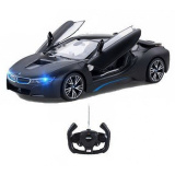 RASTAR Машина радиоуправляемая 1:14 BMW i8 / цвет черный матовый