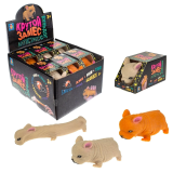 1Toy Игрушка-антистресс Крутой замес Супер Бульдог тянущийся / цвет оранжевый, серый
