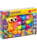 Мозаика для малышей Bondibon, 36 фишек, 9 картинок-шаблонов, BOX