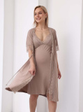 Hunny mammy Комплект для беременных и кормящих 22132, размер 170,176- 92-98 / цвет бежевый