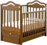 Гандылян Кровать детская "Анжелика" маятник универсальный / цвет орех