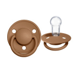 BIBS Соска-пустышка силиконовая De Lux Silicone 0+ месяцев / цвет Earth