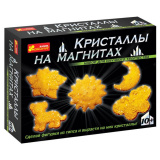 Ранок наборы для научного творчества "кристаллы на магнитах" (желтые)