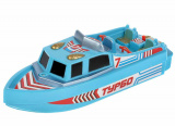Технодрайв Катер "Турбо" на батарейках / цвет голубой