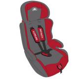 Infinity INF Детское автокресло / цвет серо красный / группа 1/2/3 / вес 9-36 кг / 1-12 лет