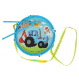 Играем вместе Музыкальная игрушка Барабан Синий трактор 305992 / цвет голубой