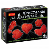 Ранок Набор научных опытов "Кристаллы на магнитах" / красные