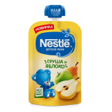 Нестле пюре 90г Груша Яблоко Пауч