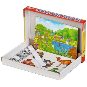 Играем вместе Развивающая игра с липучками Зоопарк, Умные игры