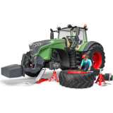 Bruder Трактор Fendt 1050 Vario с фигуркой и аксессуарами