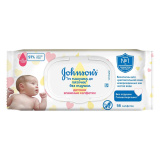 Johnson's Baby Детские влажные салфетки "От макушки до пяточек",56шт с крышкой