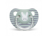 Suavinex Hello Baby Пустышка от 6-18мес, анатомическая, силиконовая соска