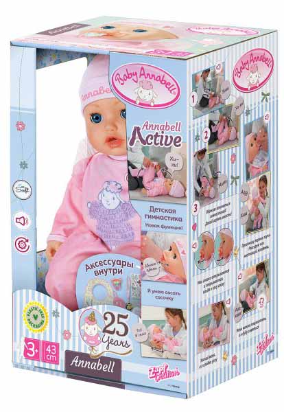 Zapf Creation Кукла Baby Annabell, 43 см