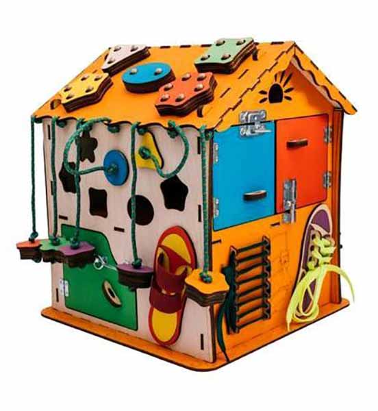 ЭLen Toys Бизидомик развивающий, без электрики