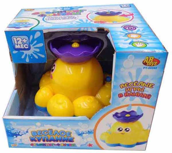 ABtoys Игрушка "Веселое купание. Осьминог для ванны"
