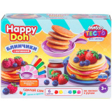 Набор для лепки с формочками блинчики с начинками, 24 см HAPPY DOH в кор.8шт 398688