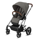 Cybex Прогулочная коляска Balios S Lux SLV с дождевиком / цвет Soho Grey/Серый