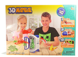 Magic Glue Набор пластмассовый электротехнический 3D Принтер / цвет белый, синий