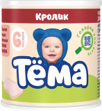 Тёма Пюре Кролик, с 6 месяцев, 90 г